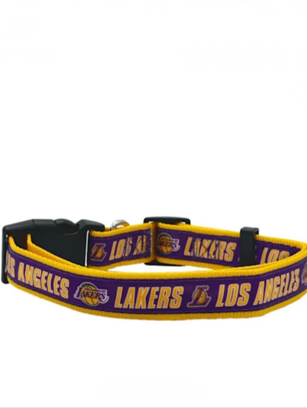 NBA Los Angeles Lakers Pet Dog Collar Adjustable Size Large New NIP